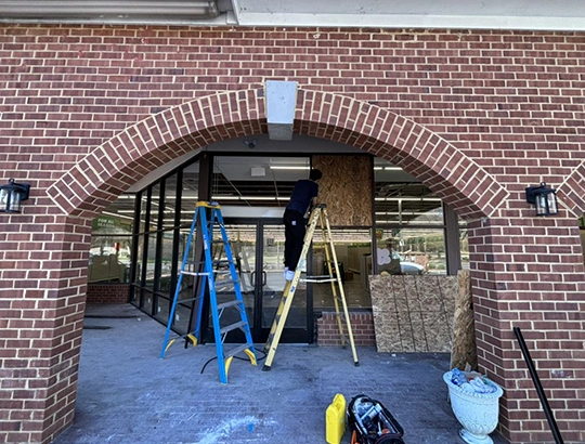 Aluminum Commercial Storefront Installations