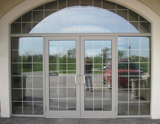 Aluminum Storefront Installation